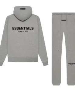 Fear Of God Essentials Tracksuit Dark Oatmeal