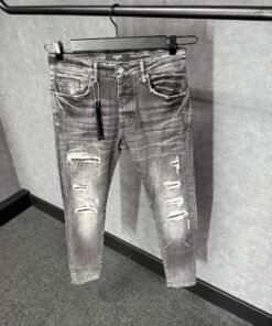 Amiri Grey Jeans Lines