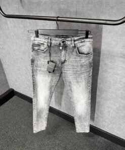 Docle & Gabbana Grey Jeans Big Logo