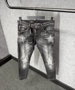 Dsquared2 Black Star Jeans Glimmende Label