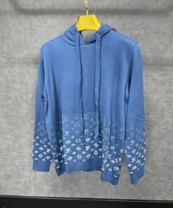 LV Monogram Hoodie Blue