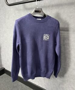 Loewe Woven Sweater Blue
