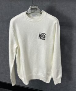 Loewe Woven Sweater White