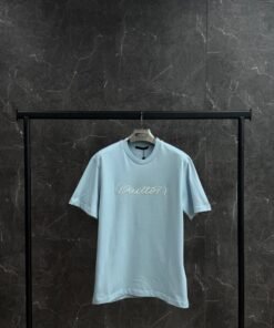 louis vuitton  embossed T-shirt Blue
