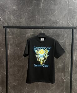 Casablanca Tennis Club Icon T-shirt Black