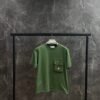 Stone Island T-shirt Groen met borstzak