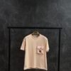 Stone Island T-shirt Oranje met borstzak