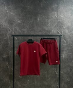 Moncler zomer suit met Logopatch Red