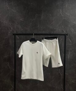 Moncler zomer suit met Logopatch White