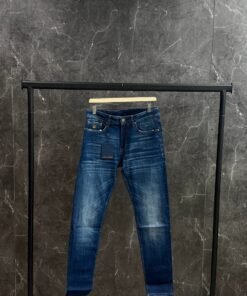 Louis Vuitton Blue Jeans Blokjes Brown Label