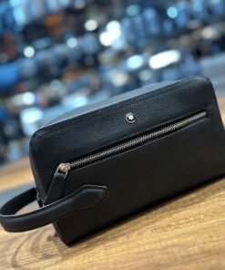 Monblanc Black Leather Handbag