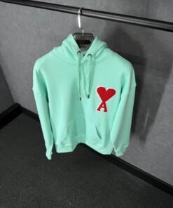 Ami Blue Hoodie High Quality