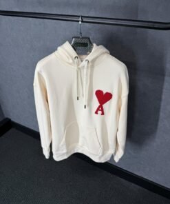 Ami Beige Hoodie High Quality