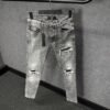 Amiri Grey Jeans Ribbels