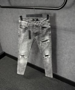 Amiri Grey Jeans Ribbels