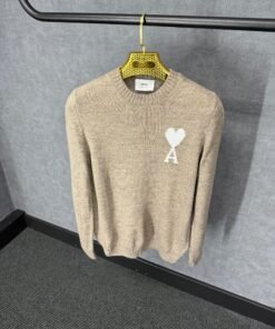 Ami Brown Sweater Wol