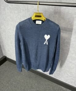 Ami Blue Sweater Wol