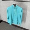 Balenciaga Mint Blue Hoody White Text