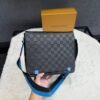 Louis Vuitton Trio Bag Black on Black Blue Blokjes