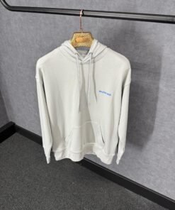 Balenciaga Grey Hoody Blue Text