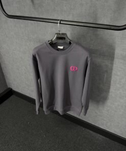 Christian Dior CD Sweater Grey, Purple Logo