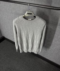 Christian Dior Oblique Beige Sweater High Quality