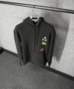 Christian Dior Black Logo Side Hoody High Quality