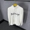 Balenciaga White Hoody Big Text