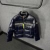 Gucci GG Canvas Puffer Dons Jacket Dark Blue High Quality