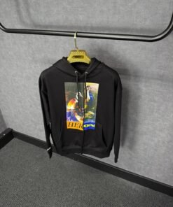 Heron Preston Hoodie Black, Double Zwaan