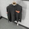 Off-White Black Hoody Orange Logo
