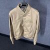 Louis Vuitton Bomber Beige Jacket High Quality