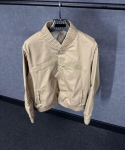 Louis Vuitton Bomber Beige Jacket High Quality