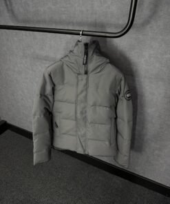Canada Goose Mac Millan Grey, Black Label High Quality