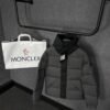 Moncler Madeira Hooded Short Down Jacket Antraciet + NFC High Quality