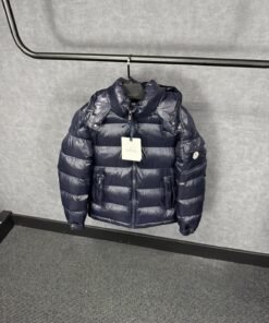 Moncler Maya Dark Blue Winter Jacket + NFC LOGO