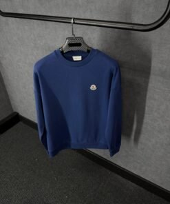Moncler Basic Logo Sweater Dark Blue