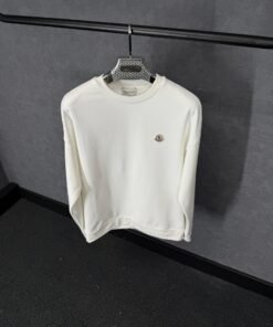 Moncler Basic Logo Sweater White
