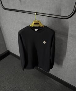 Moncler Basic Logo Sweater Black