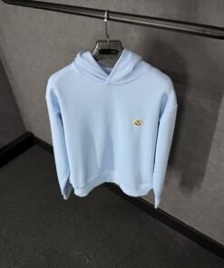 Moncler Blue Hoodie High Quality