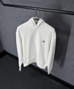 Moncler White Hoodie High Quality