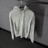 Moncler Grey Wool Hoody High Quality