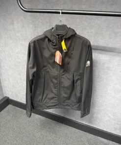 Parajumpers Black Outdoor Rain Jacket