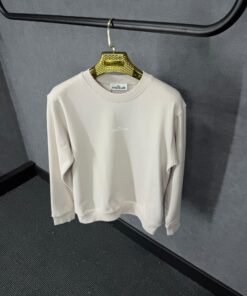 Stone Island Mid Logo Sweater Beige