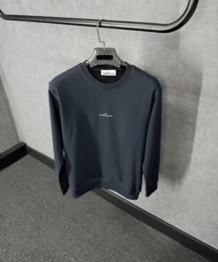 Stone Island Mid Logo Sweater Blue