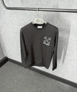 Off-White Black Sweater Kruis