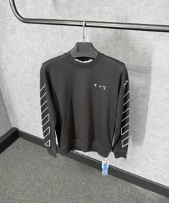 Off-White Black Sweater Arm Logo