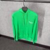 Balenciaga Green Hoody Classic Text Logo