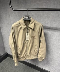 Dior Beige Full-Zip Men's Jacket