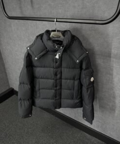 Moncler Vezere Hooded Down Jacket Black + NFC (High Quality)